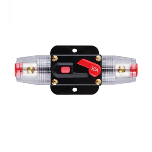 30A 12/24V Inline Resettable Circuit Breaker System, DC