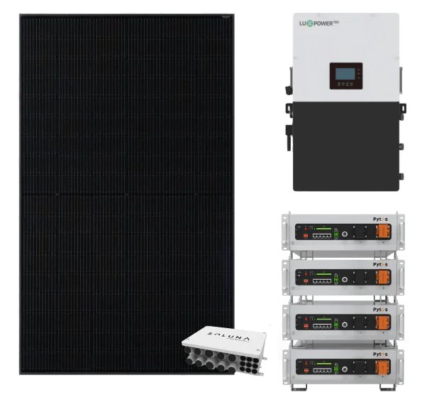 26-Panel,12KW Luxpower Inverter, Pytes Lithium Battery, Hybrid Off-Grid Kit